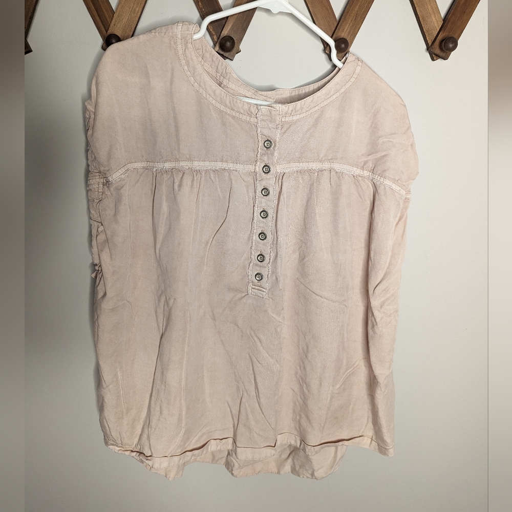 Free People We The Free Summer Love Top Dust Storm Beige Size S